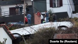 Mesto nesreće na Madeiri