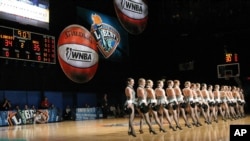 FILE - The Rockettes perform in New York.
