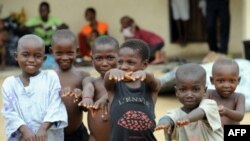 Des enfants de la pénindule de Bakassi 