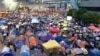 香港“占中”满月，各界集会纪念（美国之音海彦拍摄）