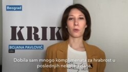 Novinarka KRIK-a Bojana Pavlović o atmosferi u kojoj rade novinari u Srbiji