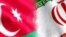 Azərbaycan və İran bayrağı