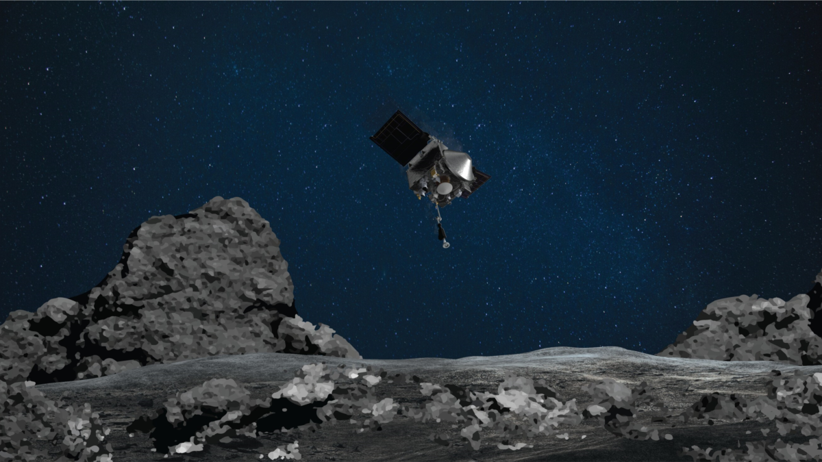 NASA vesoljsko plovilo zajame veliko več vzorcev asteroidov, kot so pričakovali