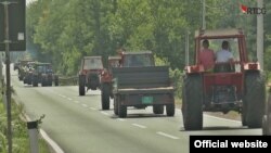 Protest poljoprivrednih proizvođača u Crnoj Gori (Foto: RTCG.me)