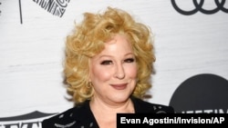 FILE - Bette Midler attends Variety's "Power of Women: New York" in New York, April 5, 2019. The Kennedy Center Honors is returning in December with a class that includes Midler, Motown Records creator Berry Gordy and others.