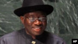 Shugaban Najeriya Goodluck Jonathan. 