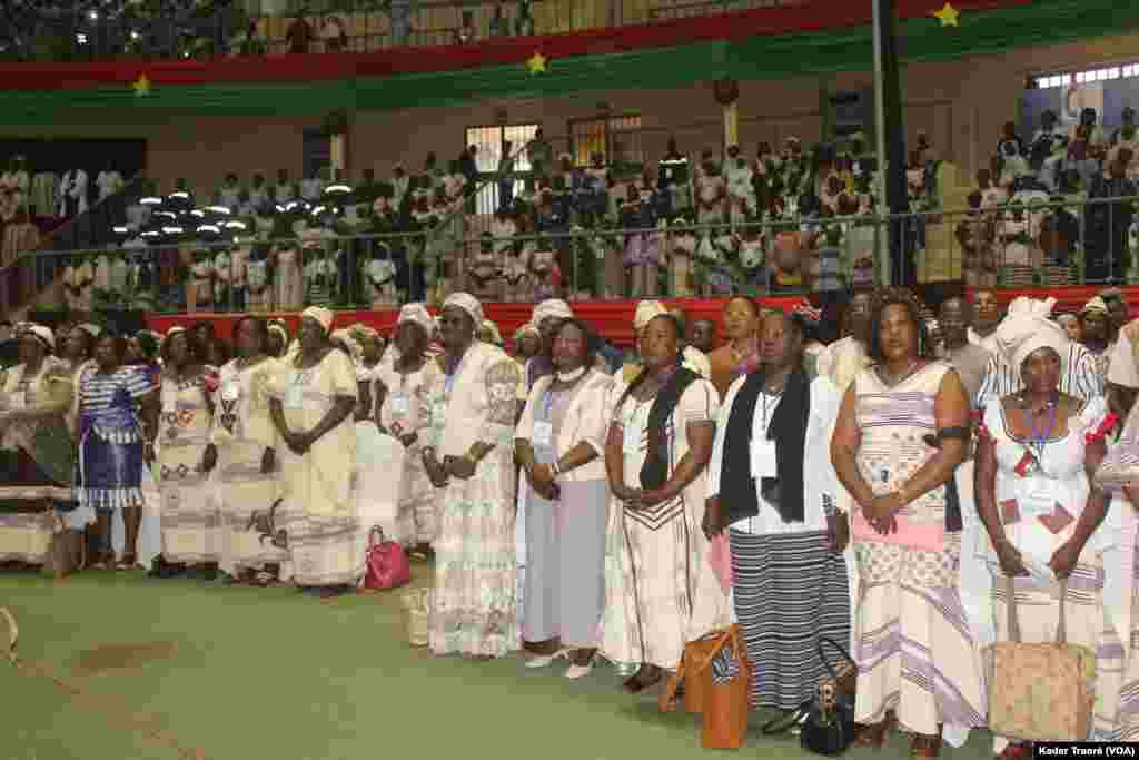 Burkina musow ani president Roch Kabore ka gnogonye kai ni 8 mars, 2018, Ouagadougou.