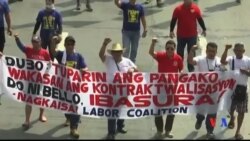 2017-05-01 美國之音視頻新聞: 五一勞動節全球多地遊行集會 (粵語)