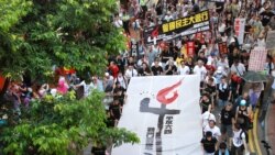 香港支聯會與學民思潮週日分別舉行平反六四遊行