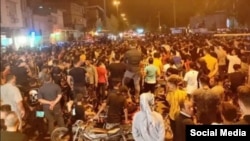 Protests over water shortage in Khuzestan, July 20, 2021.