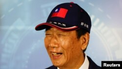 鸿海集团创办人郭台铭2023年4月5日宣布争取国民党提名参与2024年台湾总统大选。（路透社）