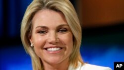 Heather Nauert au Département d'Etat, le 9 août 2017