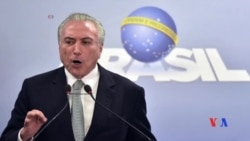 2017-06-27 美國之音視頻新聞: 巴西總統受到賄賂罪指控 (粵語)