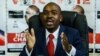 Nelson Chamisa lors d'une conférence de presse à Harare, le 17 juillet 2018.