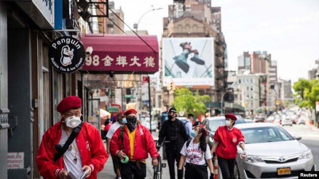 Khu phố Tàu ở New York trong lúc cao điểm dịch Covid-19
