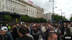 Protest 1 od 5 miliona u Beogradu, 27. aprila 2019. (Foto: VOA/Aleksandra Nenadović)