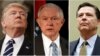 Comey pidió a Sessions no dejarlo a solas con Trump