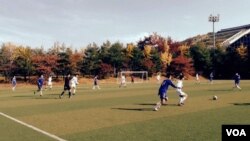 축구로 하나된 남북청년들