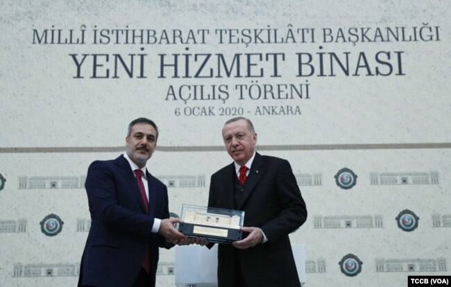 Hakan Fidan ve Cumhurbaşkanı Erdoğan