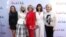 "Book Club" es una de las películas que se estrena esta semana en EE.UU. En la gráfica, de izquierda a derecha, Alicia Silverstone, Diane Keaton, Jane Fonda, Mary Steenburgen y Candice Bergen en la premiere de la cinta, en Los Angeles, California, mayo 6, 2018.