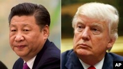 Perezida, Xi Jinping w'Ubushinwa na Donald Trump w'Amerika 