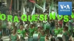 Argentine: nouvelle manifestation pour la légalisation de l'avortement