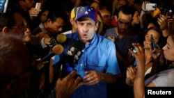 Henrique Capriles, gobernador del estado Miranda, pidió sacar "todos esos expedientes que están engavetados", de los delitos que han cometido funcionarios del gobierno de Maduro.