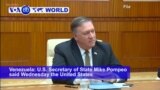 VOA60 World PM - Pompeo: US Prepared for Military Intervention in Venezuela