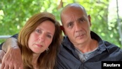 نیسیم و ریکاردا لوک، پدر و مادر شانی لوک، گروگان اسرائیلی-آلمانی کشته‌شده در اسارت حماس.