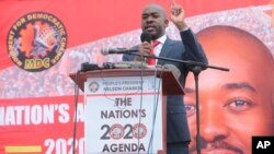 Mutungamiri weMDC Alliance, VaNelson Chamisa