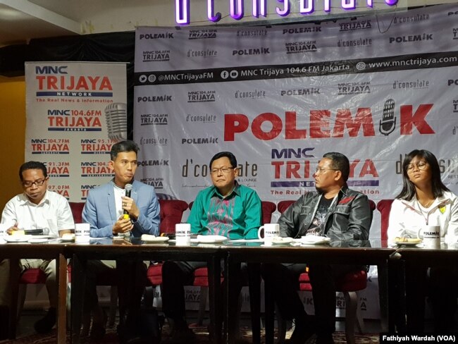 Diskusi tentang paham radikalisme dan terorisme di Jakarta, Sabtu, 10 Agustus 2019. (Foto: Fathiyah Wardah/VOA)