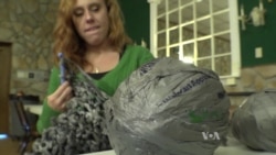 Women Crochet Plastic Bags to Help the Homeless