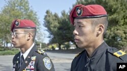 The rising visibility of Asian-Americans already in the service may make a military career more acceptable to young Asian-Americans.