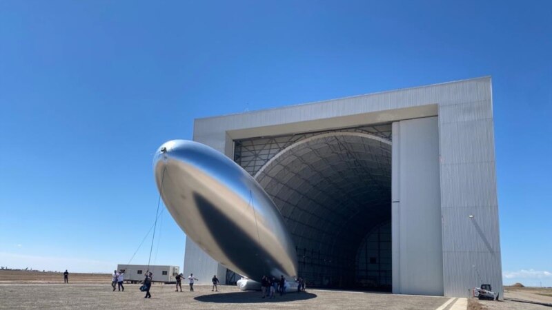 Technology Company Launches Airship Over New Mexico