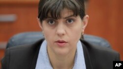 Laura Codruta Kovesi, ketua jaksa pada Direktorat Anti Korupsi Nasional Romania. 
