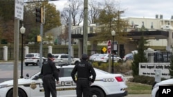 La policía del condado de Montgomery en Maryland respondió al llamado. Foto: AP