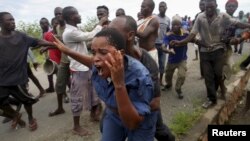 Manifestação no Burundi