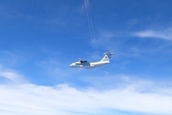 Pesawat Ilyushin Il-76 milik Angkatan Udara Pembebasan Rakyat China (PLAAF), terbang di kawasan maritim Malaysia, 31 Mei 2021. (Foto: Angkatan Udara Kerajaan Malaysia)