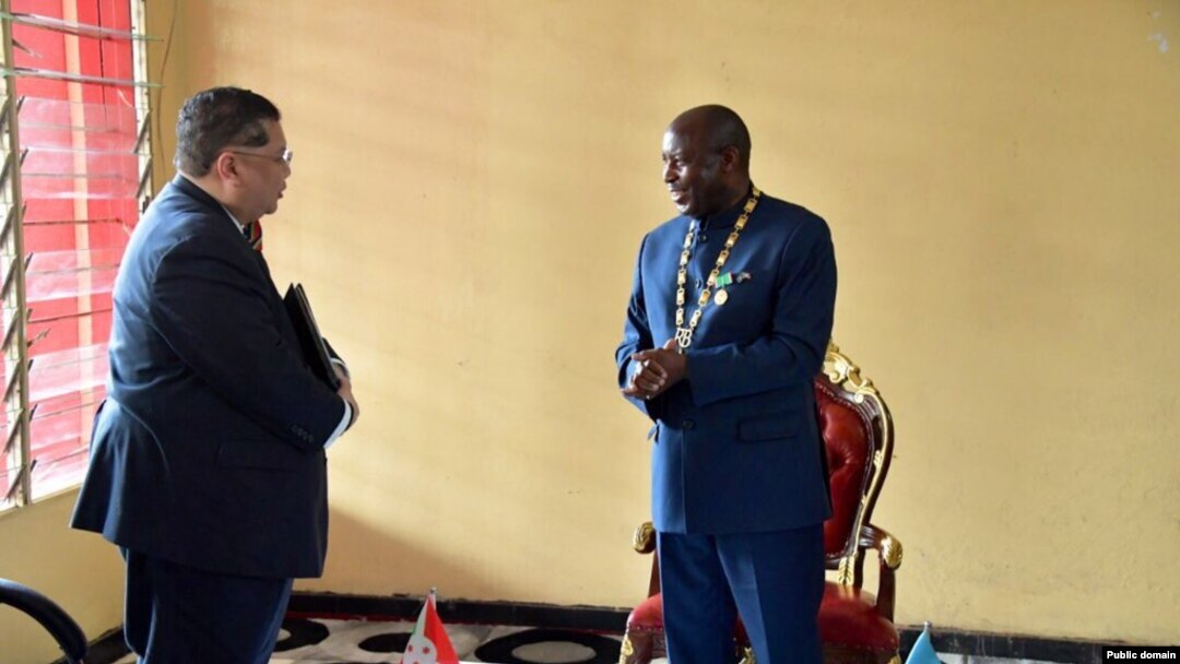 Prezida Ndayishimiye yakiriye Ambasaderi Peter Pham