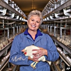 Jill Benson’s company, JS West, became the first in the United States to install enriched cages.