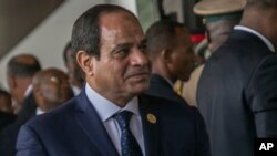 Le président égyptien Abdel Fattah al-Sisi, le 30 janvier 2017 à Addis Abeba. 