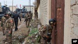 Iračke specijalne jedinice u Godžaliju na istoku Mosula, 2. novembar 2016.