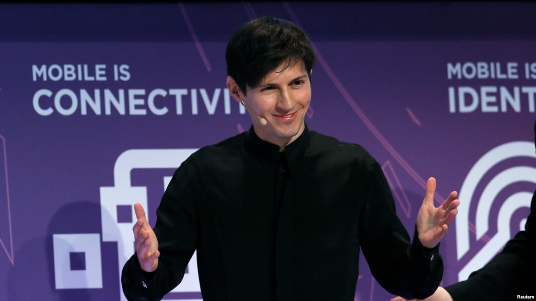 Osnivač i izvršni direktor Telegrama Pavel Durov drži uvodni govor tokom Mobile World Congressa u Barceloni, Španija, 23. februara 2016. REUTERS/Albert Gea - D1AESOQXTMAA