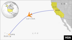 美国加州圣荷西到夏威夷的航线