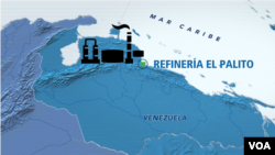 Forest ancló en puerto venezolano, llegó a la refinería el Palito, allí descargó 270 mil barriles de gasolina de Irán en Febrero de 2021.