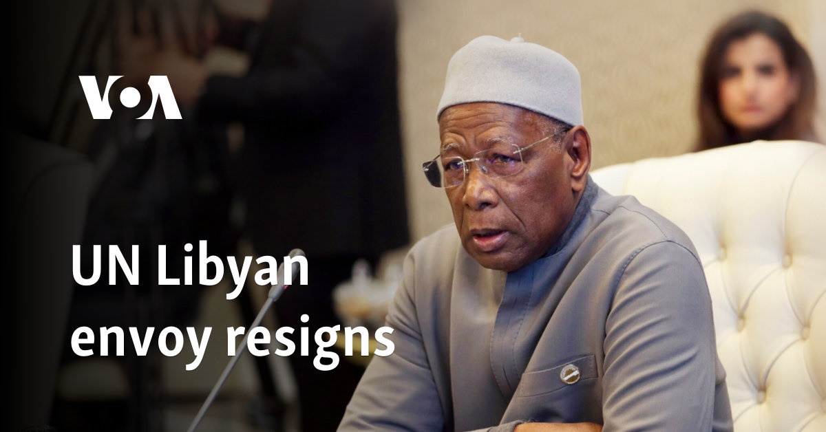 UN Libyan envoy resigns