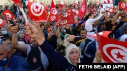 تظاهرات تونسی‌ها - ۱۸ مهر ۱۴۰۰