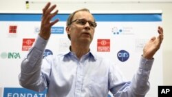 Jean Tirole of France won the 2014 Noble Prize in economics for his work on regulating markets influence by only a few big companies. (AP Photo/Fred Scheiber)