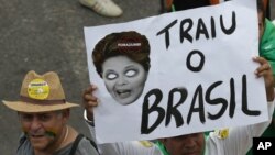 Las protestas en Brasil acusan a la presidenta Dilma Rousseff de tracionar al país