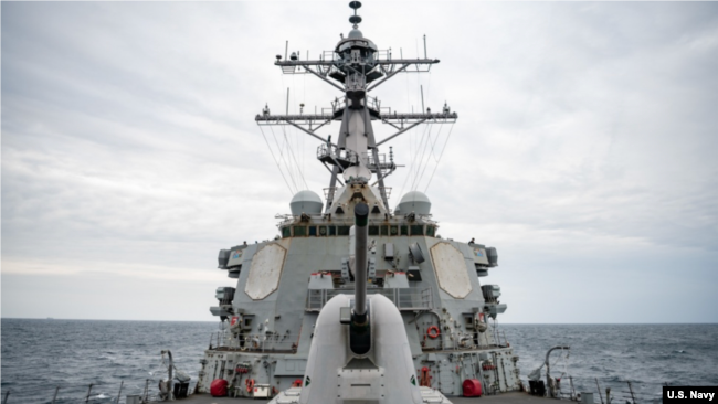 美国海军贝瑞号导弹驱逐舰USS Barry (美国海军照片)